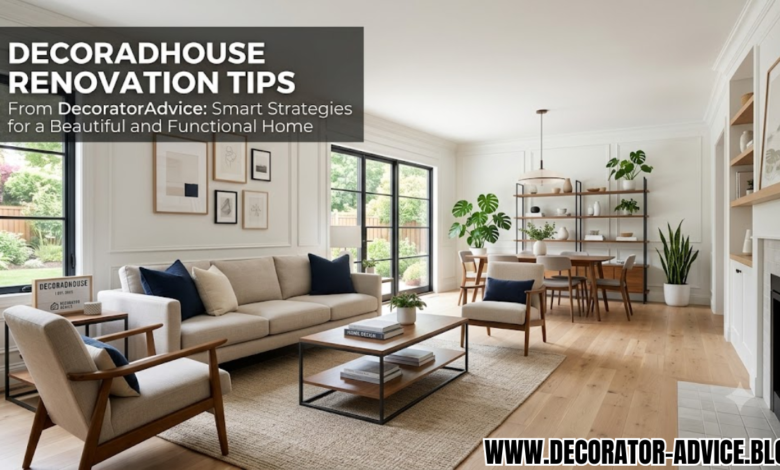 Decoradhouse Renovation Tips From DecoratorAdvice