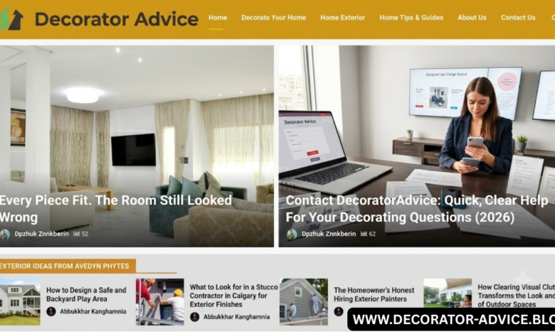 decoratoradvice .com home