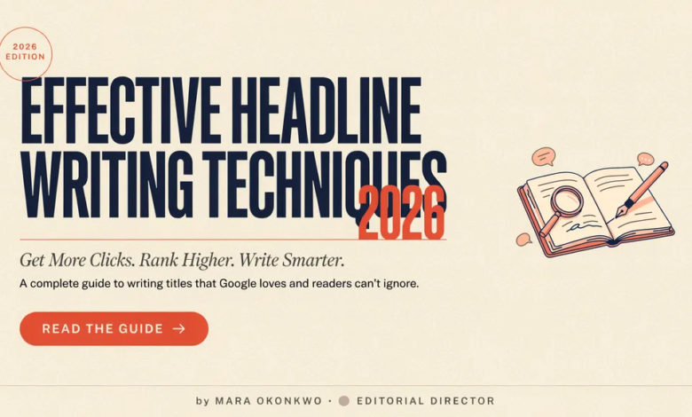 Effective Headline Writing Techniques 2026